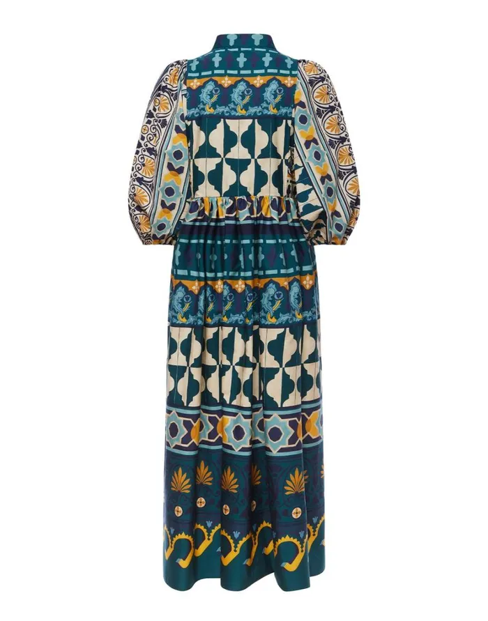 La Double J Portofino Dress Casareale Place Emerald Women Dresses La Double J Portofino Dress Casareale Place Emerald Women Dresses