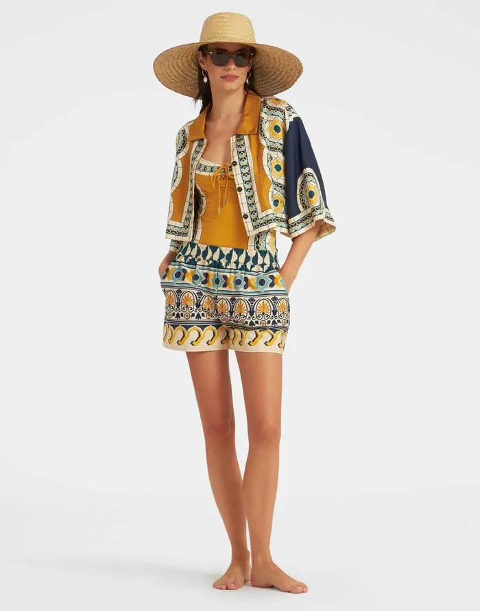 La Double J PullUp Shorts Casareale Small Place Cream Women Shorts and Pants