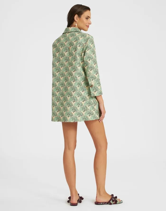 La Double J Short Artemis Dress Fans Mint Women Dresses La Double J Short Artemis Dress Fans Mint Women Dresses