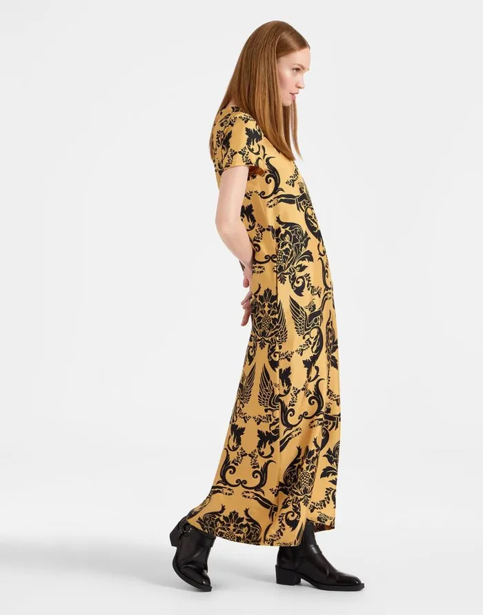 La Double J Swing Dress Cherubs Gold Women Dresses La Double J Swing Dress Cherubs Gold Women Dresses