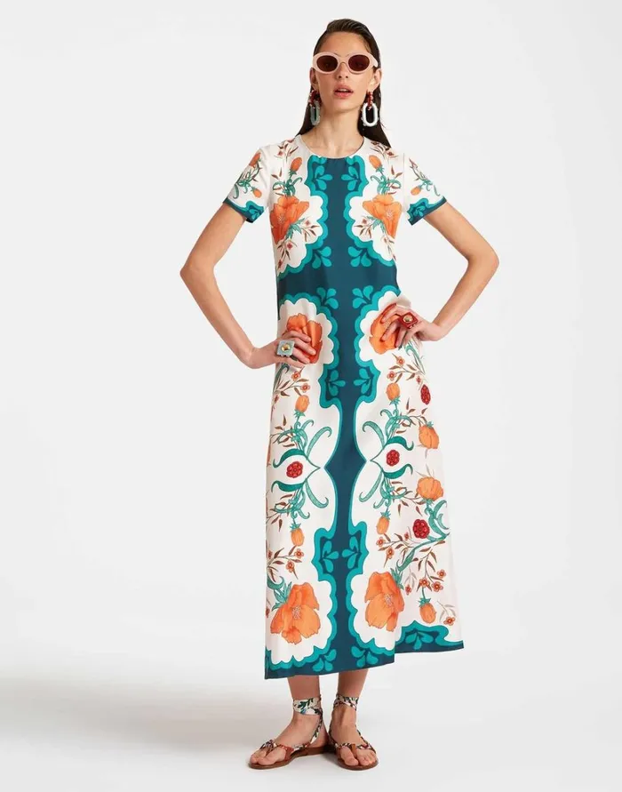 La Double J Swing Dress Morpheus Place Orange Women Dresses