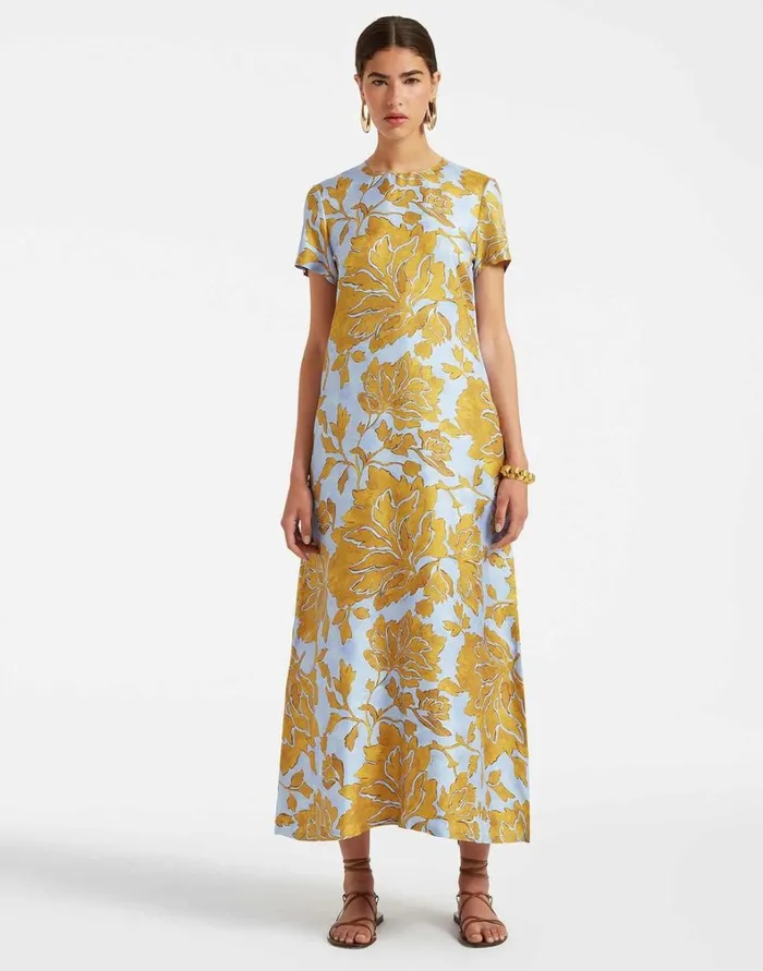 La Double J Swing Dress Tangle Light Blue Women Dresses