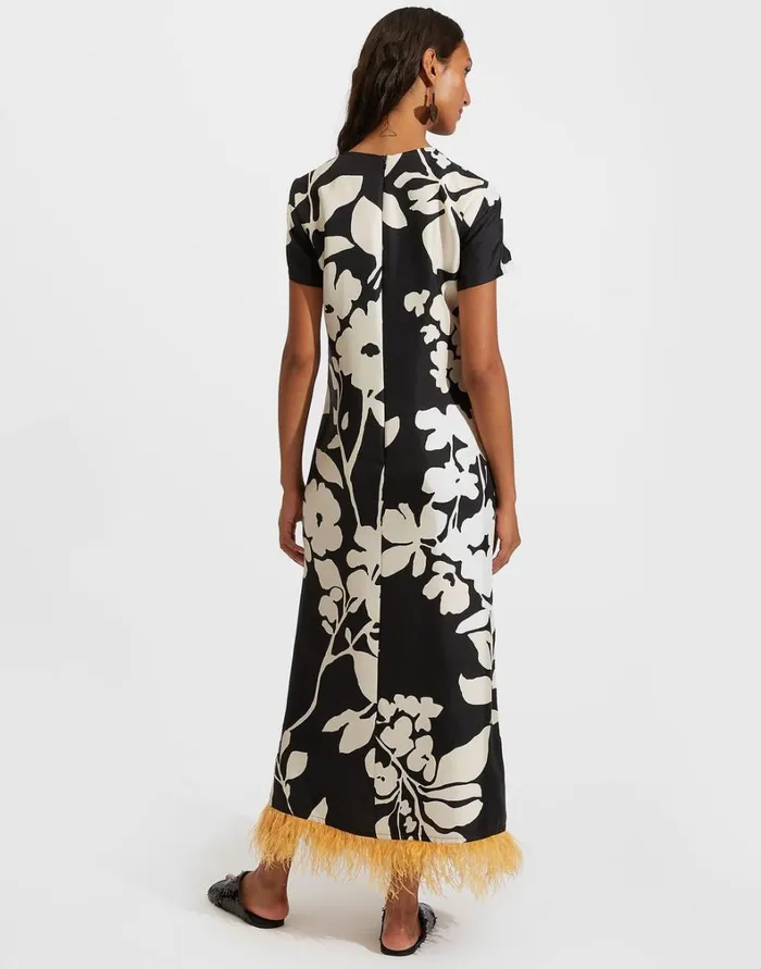 La Double J Swing Dress With Feathers Winter Jasmine Women Dresses La Double J Swing Dress With Feathers Winter Jasmine Women Dresses