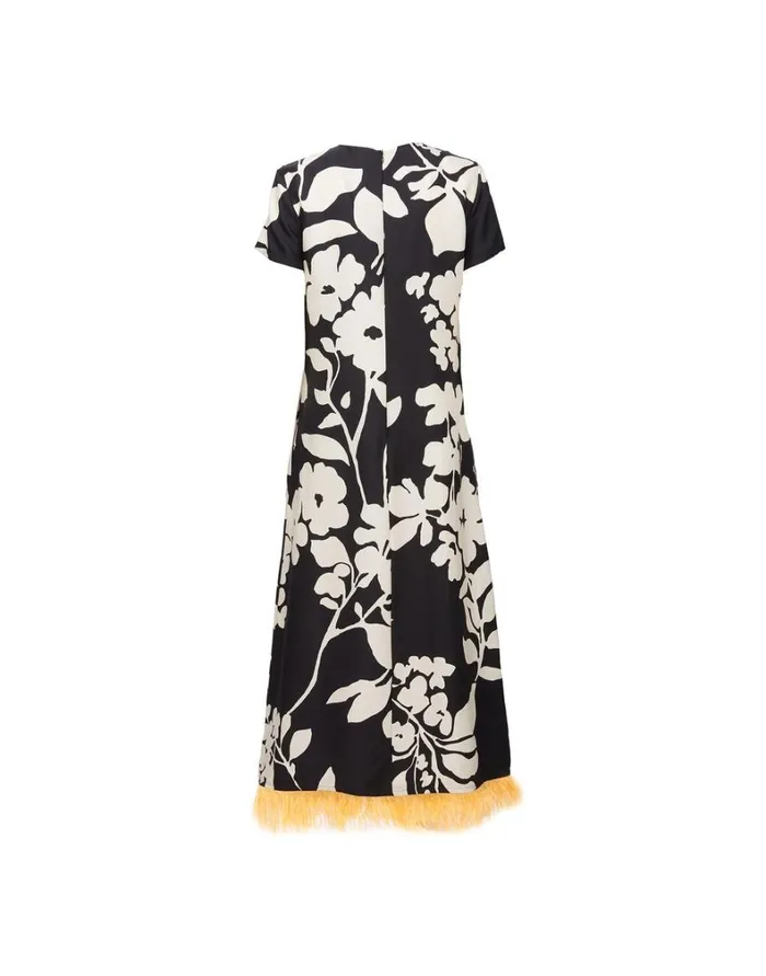 La Double J Swing Dress With Feathers Winter Jasmine Women Dresses La Double J Swing Dress With Feathers Winter Jasmine Women Dresses