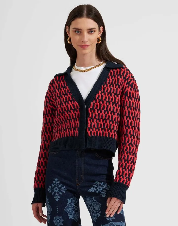 La Double J Winset Cardigan Navy Women Knitwear