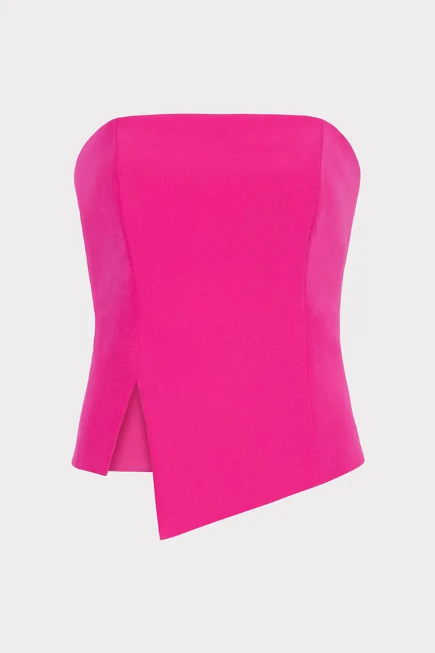 Lana Cady Strapless Top Fuchsia Women Milly Matching Sets