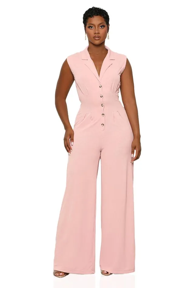 Lilly039s Kloset Jumpsuits and Rompers So Casual Jumpsuit PinkFINAL SALE 8211 Women