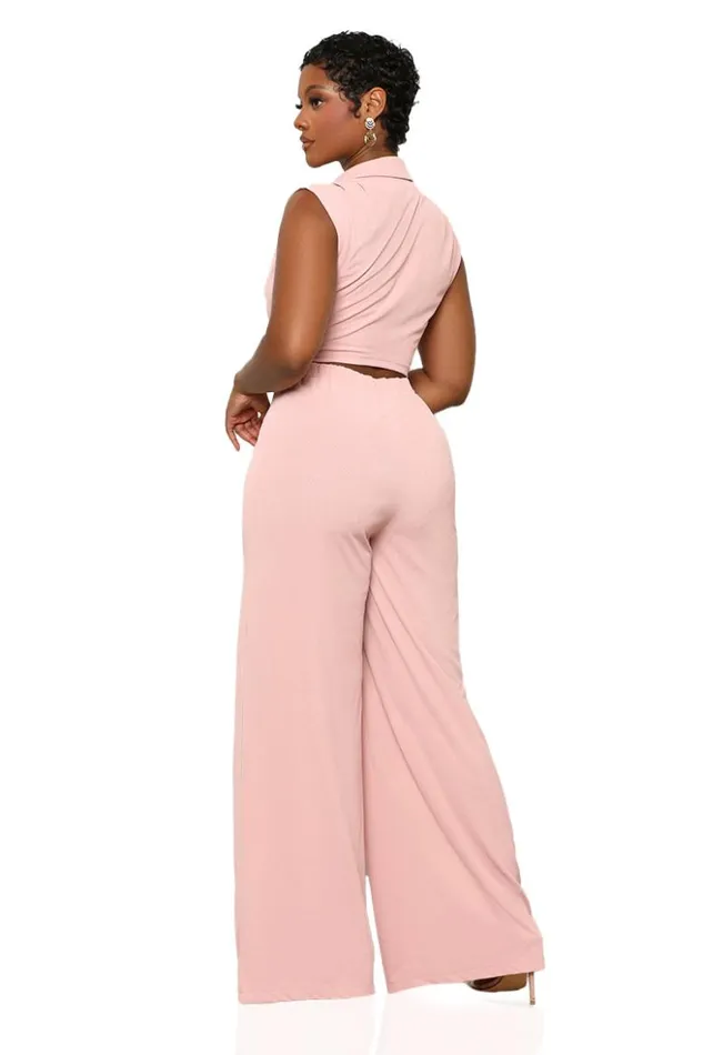 Lilly039s Kloset Jumpsuits and Rompers So Casual Jumpsuit PinkFINAL SALE 8211 Women