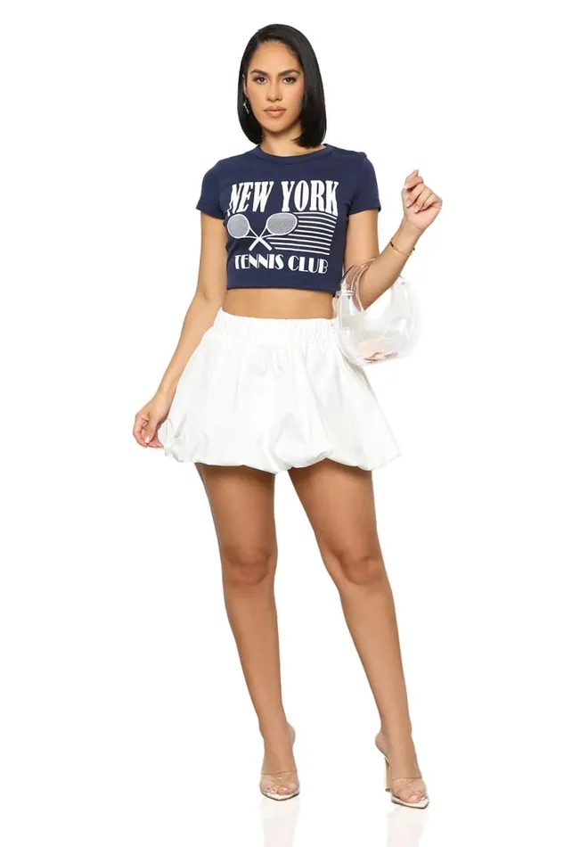 Lilly039s Kloset Skirts Bubble Mini Skirt White 8211 Women