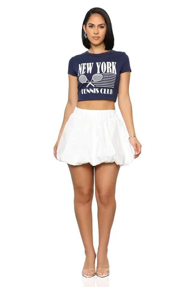 Lilly039s Kloset Skirts Bubble Mini Skirt White 8211 Women