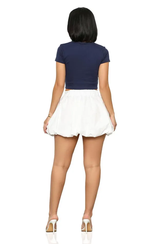 Lilly039s Kloset Skirts Bubble Mini Skirt White 8211 Women