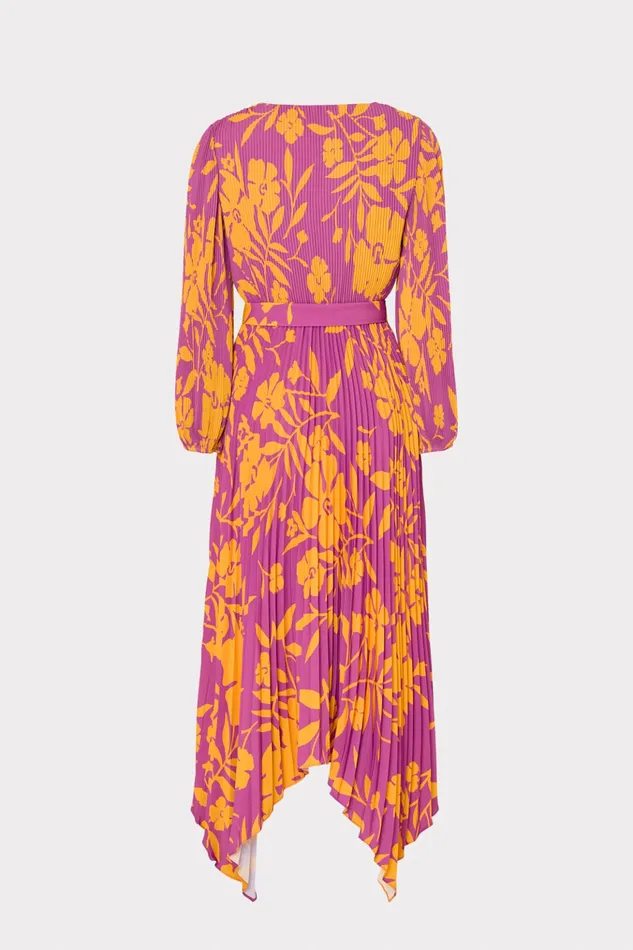 Liora Marigold Aroma Pleated Dress Multi Women Milly Dresses