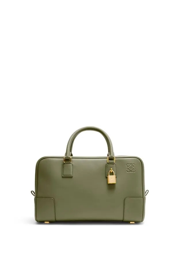 Loewe Amazona 28 Bag In Nappa Calfskin Avocado Green Women Tote and Top Handle Bags