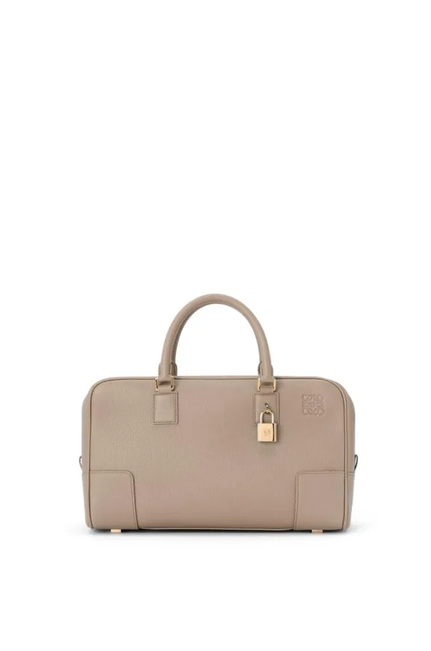 Loewe Amazona 28 Bag In Soft Grained Calfskin Sand Women Tote and Top Handle Bags