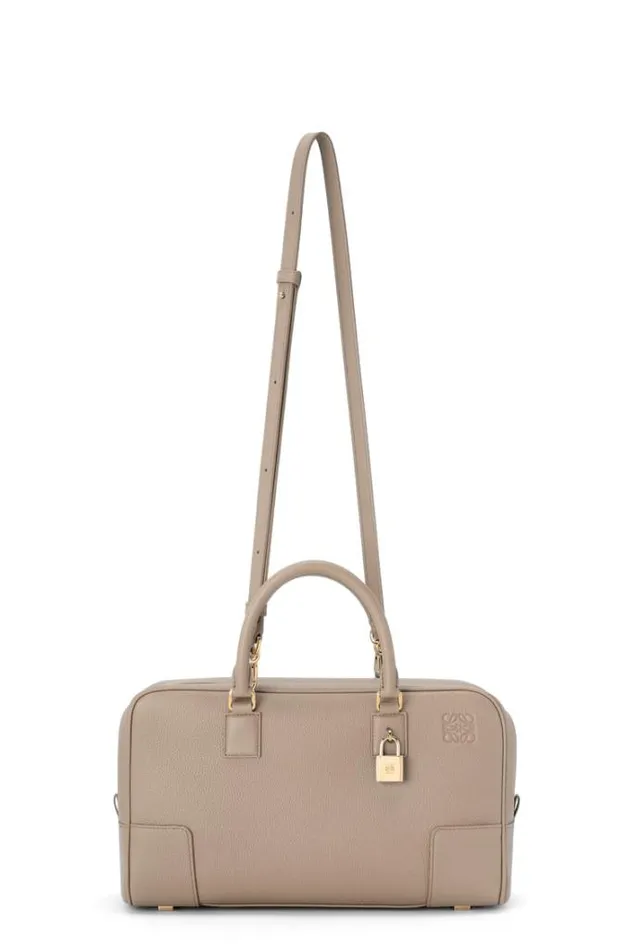 Loewe Amazona 28 Bag In Soft Grained Calfskin Sand Women Tote and Top Handle Bags