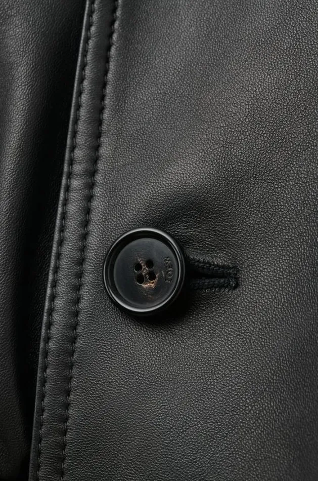 Loewe Balloon Jacket In Nappa Lambskin Black Women Leather