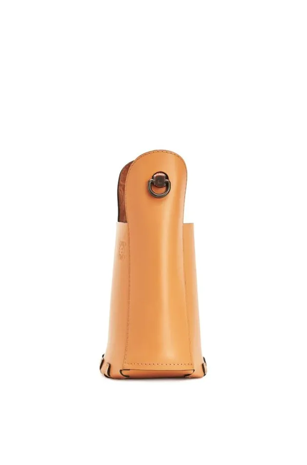 Loewe Bamboo Bucket Bag In Calfskin Honey Women Crossbody Bags
