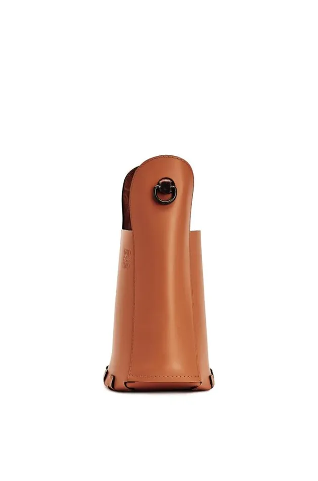 Loewe Bamboo Bucket Bag In Calfskin Tan Women Crossbody Bags