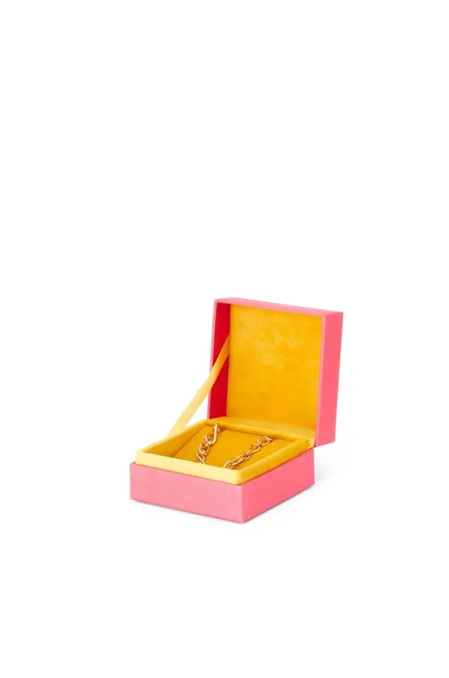 Loewe Chainlink Bracelet In Sterling Silver Gold Women Silver Jewellery