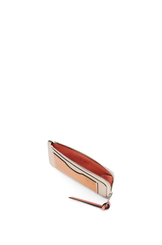 Loewe Coin Cardholder In Soft Grained Calfskin Light Oathoney Women Cardholders and Coin Purses