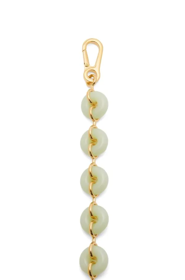 Loewe Donut Chain Strap In Acetate Spring Jade WomenMen Bag Straps Loewe Donut Chain Strap In Acetate Spring Jade WomenMen Bag Straps