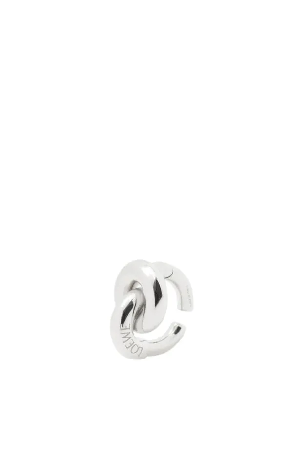 Loewe Donut Link Ear Cuff In Sterling Silver Silver Women Silver Jewellery