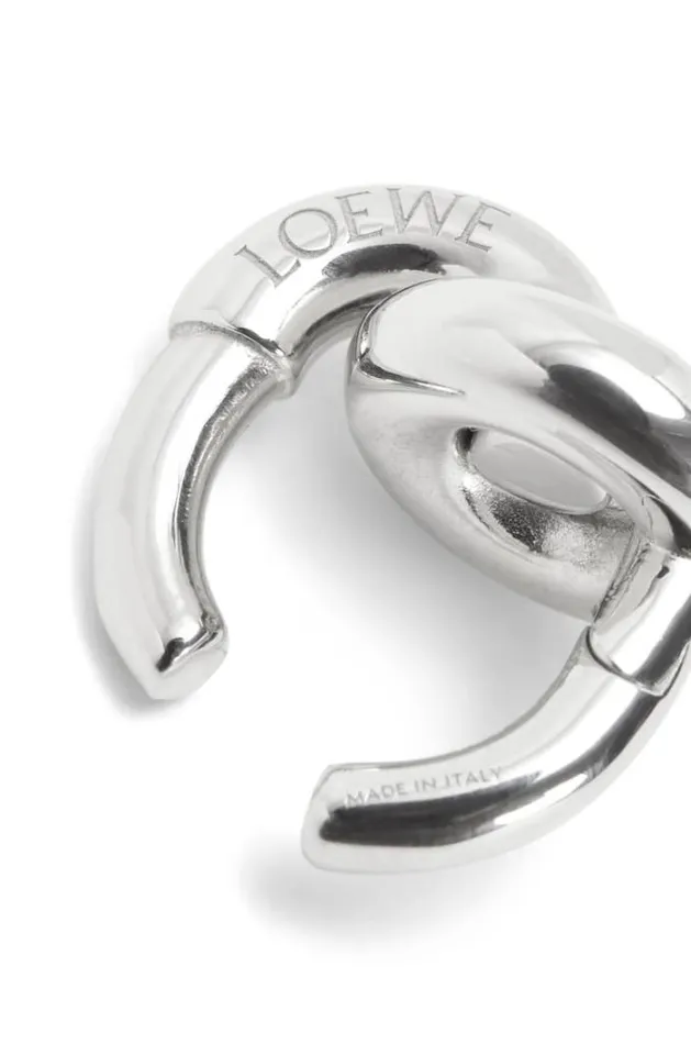 Loewe Donut Link Ear Cuff In Sterling Silver Silver Women Silver Jewellery Loewe Donut Link Ear Cuff In Sterling Silver Silver Women Silver Jewellery