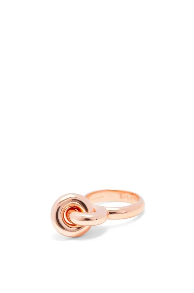 Loewe Donut Link Ring In Sterling Silver Rose Gold Women Silver Jewellery