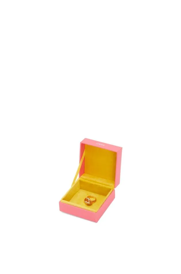 Loewe Donut Link Ring In Sterling Silver Rose Gold Women Silver Jewellery Loewe Donut Link Ring In Sterling Silver Rose Gold Women Silver Jewellery