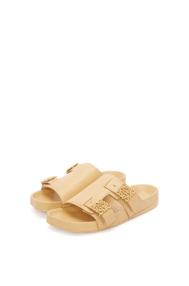 Loewe Ease Slide In Goatskin Medium Concealer Women Sandals