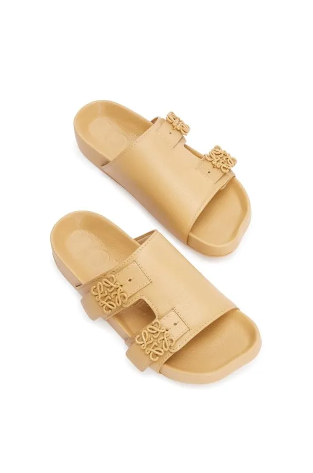 Loewe Ease Slide In Goatskin Medium Concealer Women Sandals