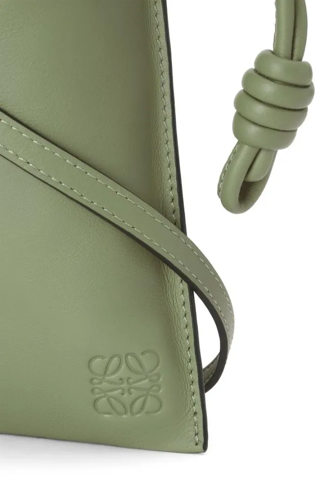 Loewe Flamenco Pocket In Nappa Calfskin Rosemary Women Crossbody Bags