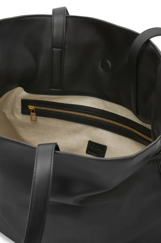 Loewe Large Flamenco Clutch In Nappa Calfskin Black Women Shoulder Bags