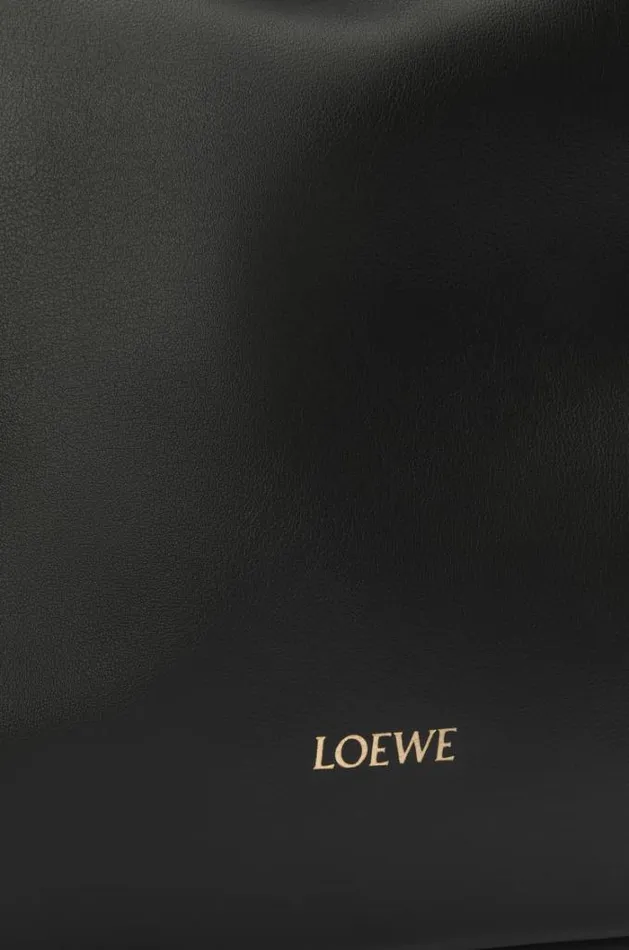 Loewe Large Flamenco Clutch In Nappa Calfskin Black Women Shoulder Bags