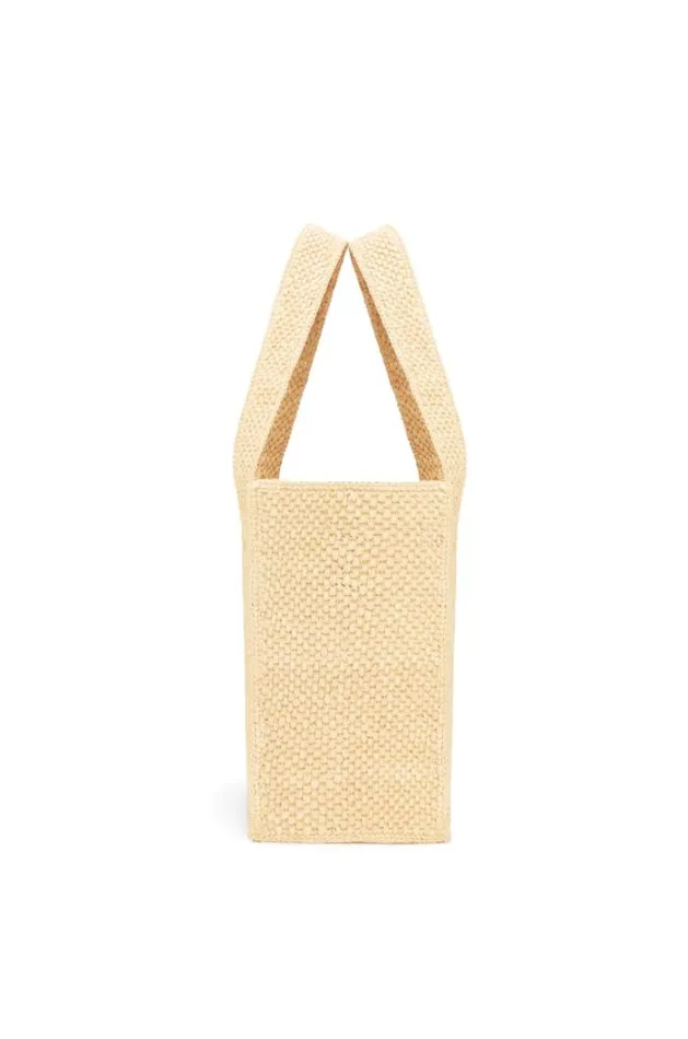 Loewe Medium LOEWE Font Tote In Raffia Natural Women Baskets
