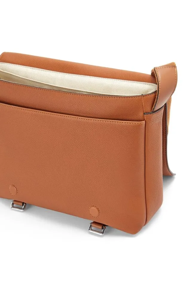Loewe Military Messenger Bag In Soft Grained Calfskin Tan Men Messenger Bags