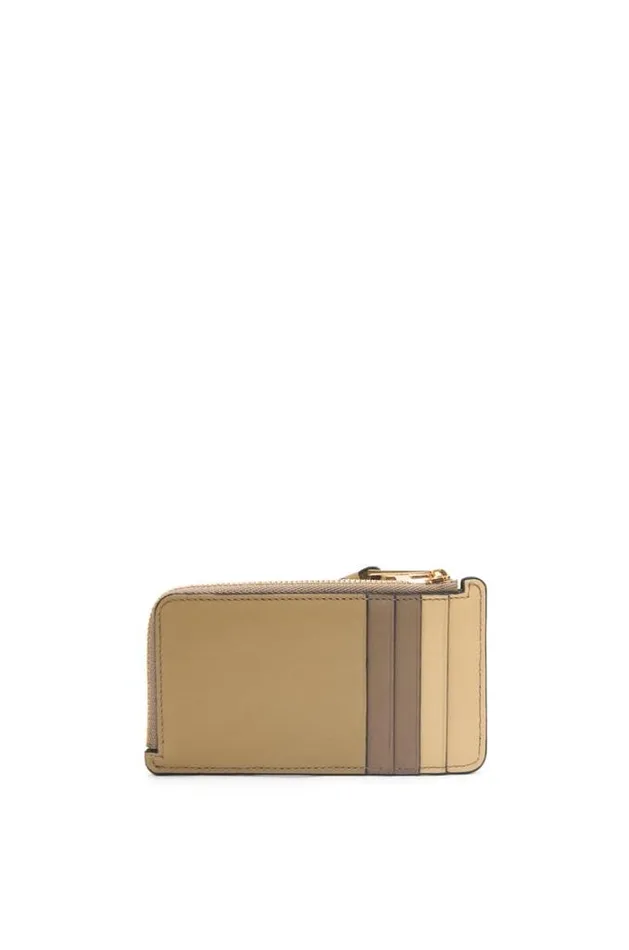 Loewe Puzzle Coin Cardholder In Classic Calfskin Clay Greenbutter Women Cardholders and Coin Purses