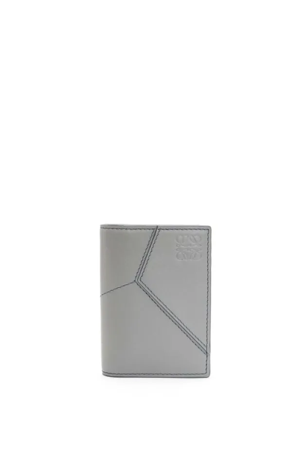 Loewe Puzzle Stitches Bifold Cardholder In Smooth Calfskin Asphalt Grey Men Card Cases and Coin Purses Loewe Puzzle Stitches Bifold Cardholder In Smooth Calfskin Asphalt Grey Men Card Cases and Coin Purses