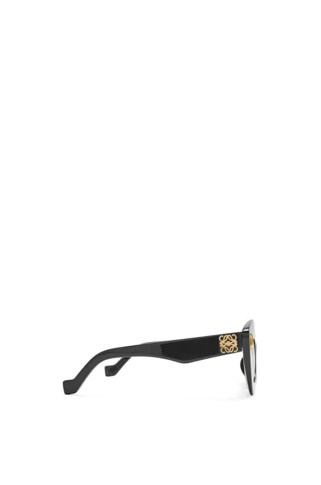 Loewe Retro Screen Sunglasses In Acetate Black Women Sunglasses
