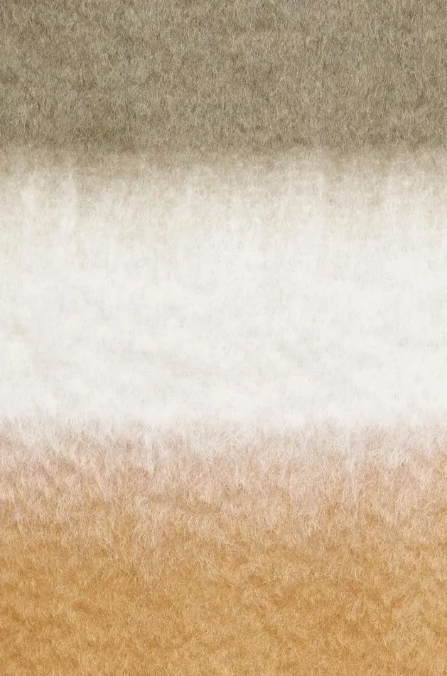 Loewe Scarf In Mohair And Wool Avocado Greenmulticolor Women Scarves