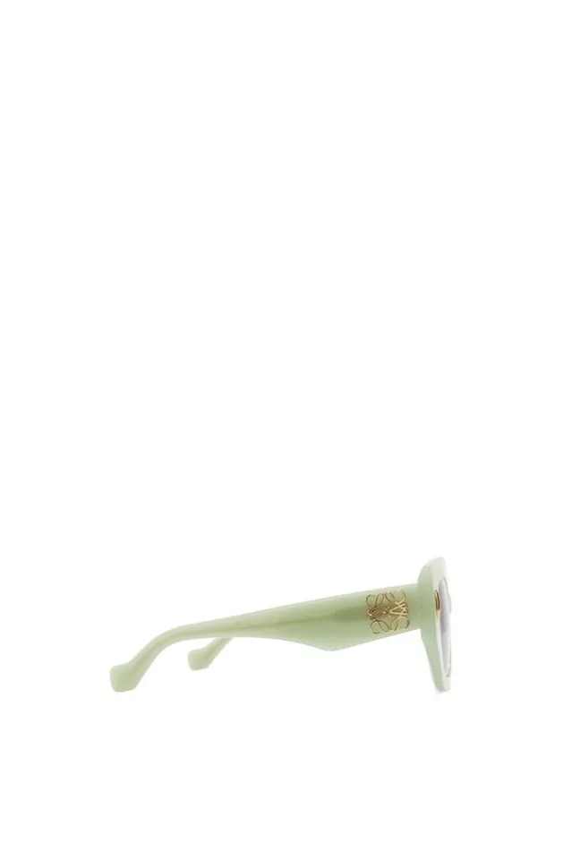 Loewe Square Screen Sunglasses In Acetate Clay Greenspring Jade Women Sunglasses