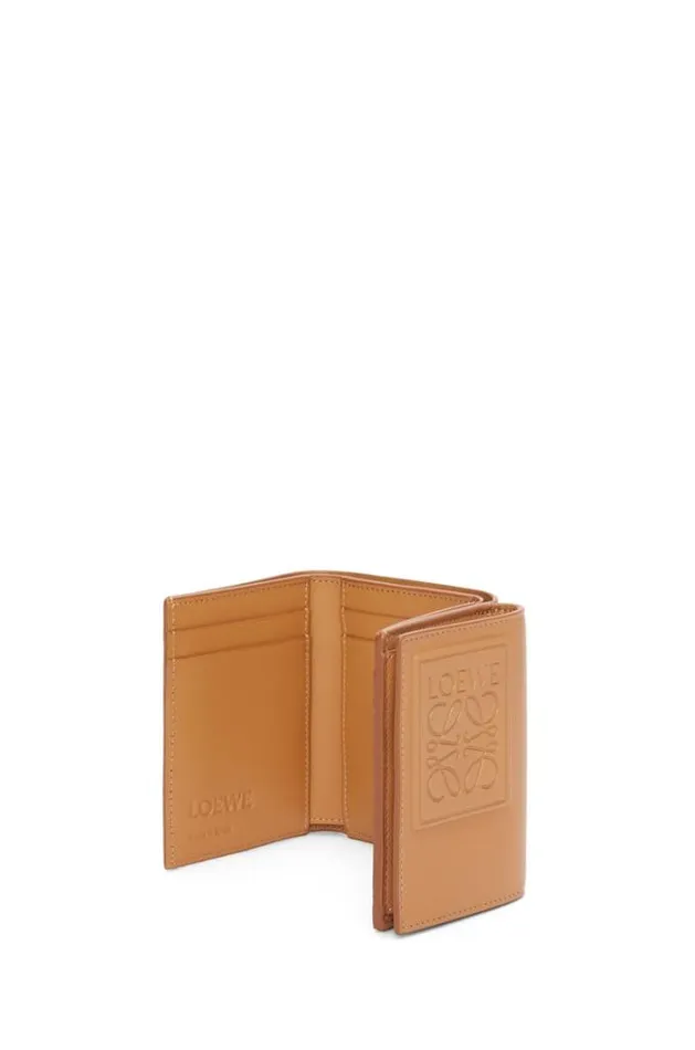 Loewe Trifold Wallet In Satin Calfskin Warm Desert Men Wallets