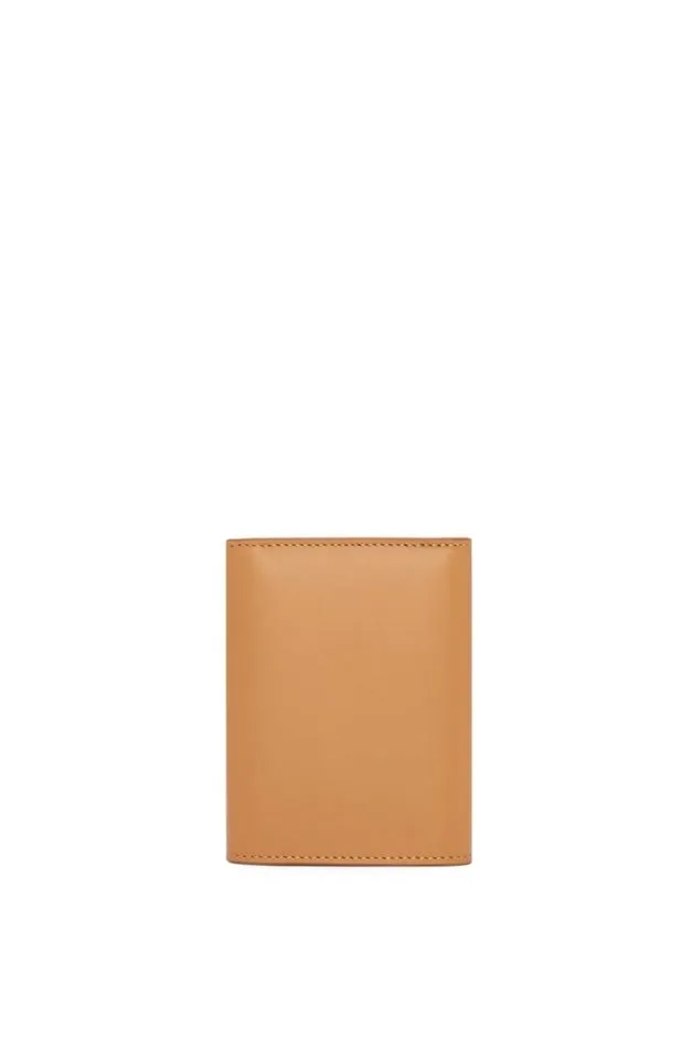 Loewe Trifold Wallet In Satin Calfskin Warm Desert Men Wallets