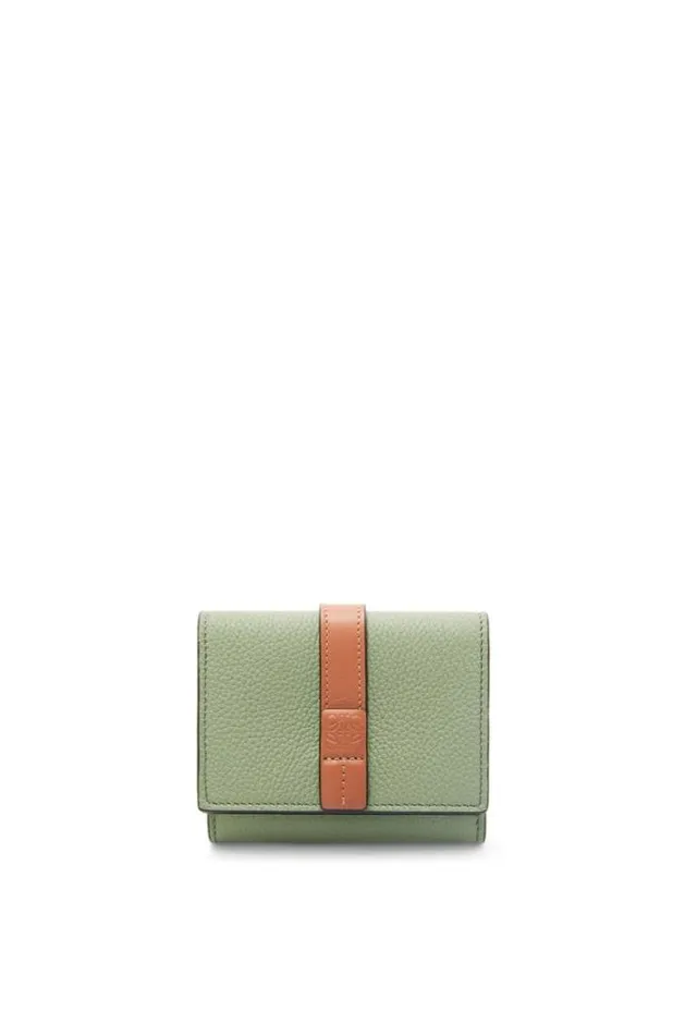 Loewe Trifold Wallet In Soft Grained Calfskin Rosemarytan Women Small Wallets