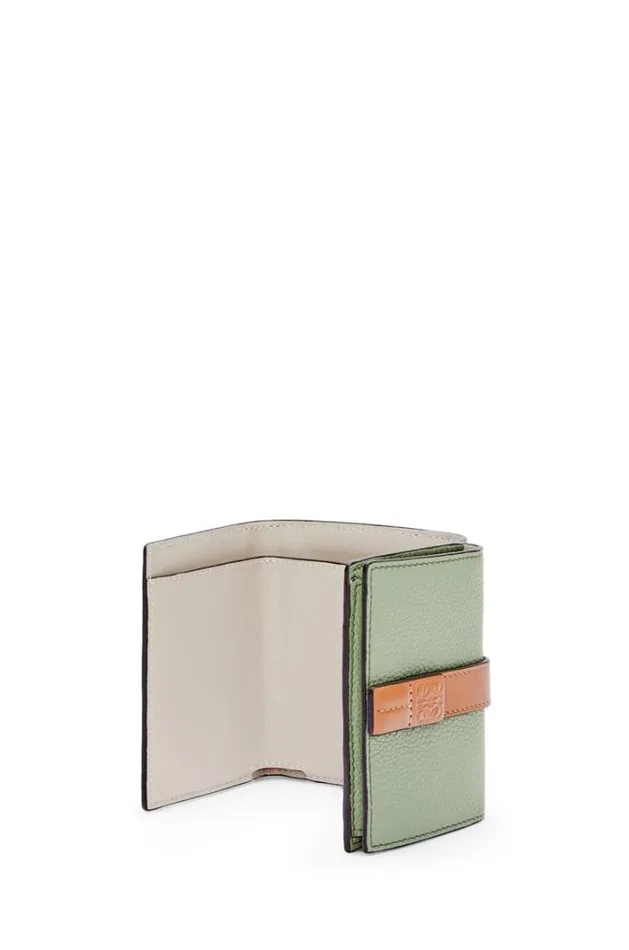 Loewe Trifold Wallet In Soft Grained Calfskin Rosemarytan Women Small Wallets