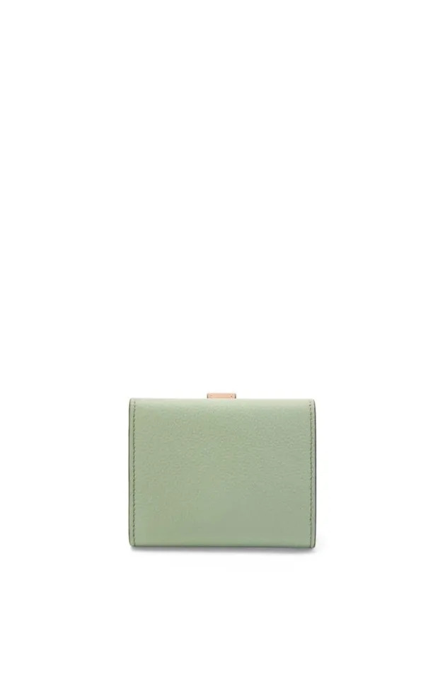 Loewe Trifold Wallet In Soft Grained Calfskin Rosemarytan Women Small Wallets