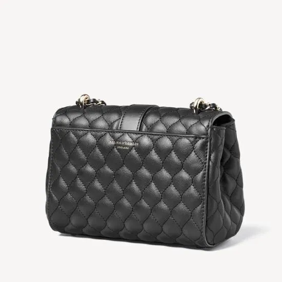 Lottie Bag Black Quilted Kaviar Women Aspinal Of London Shoulder