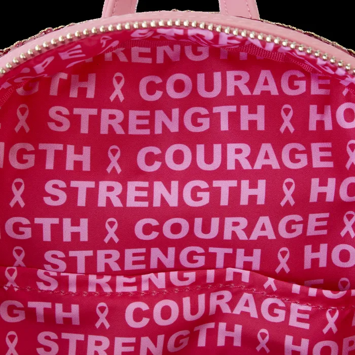 Loungefly Backpacks Unisex Breast Cancer Research Foundation Exclusive Pink Ribbon Sequin Mini Backpack Loungefly Backpacks Unisex Breast Cancer Research Foundation Exclusive Pink Ribbon Sequin Mini Backpack