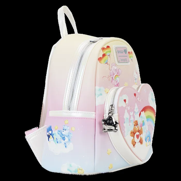 Loungefly Backpacks Unisex Care Bears X Sanrio Exclusive Hello Kitty and Friends CareALot Mini Backpack