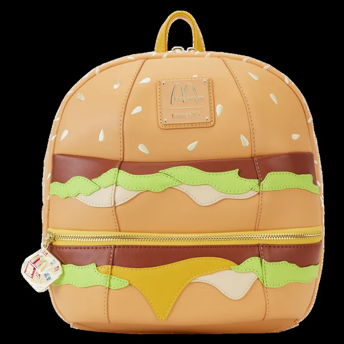 Loungefly Backpacks Unisex McDonald039s Big Mac Figural Mini Backpack